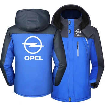 Nova jaqueta de inverno dos homens para OPEL blusão à prova de vento à prova dwindproof água engrossar velo outwear outdoorsport